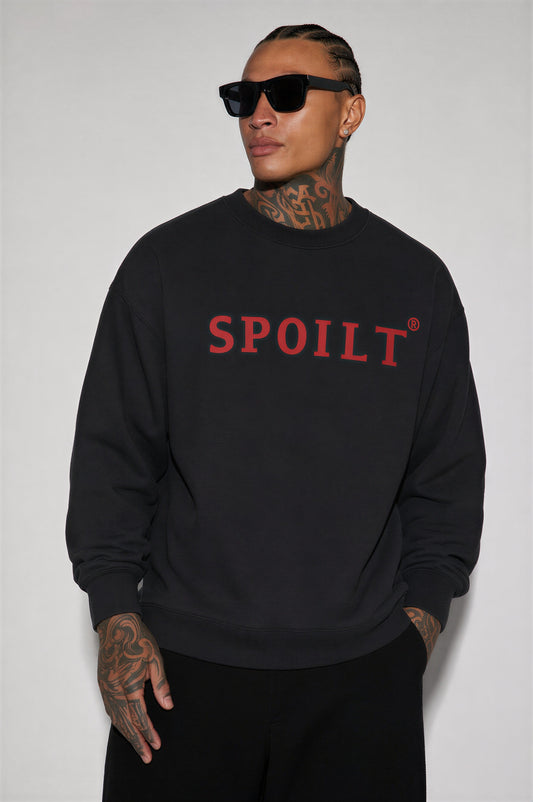 RED SPOILT ®️ CREWNECK
