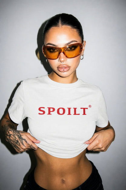 RED SPOILT ®️ CROP TOP