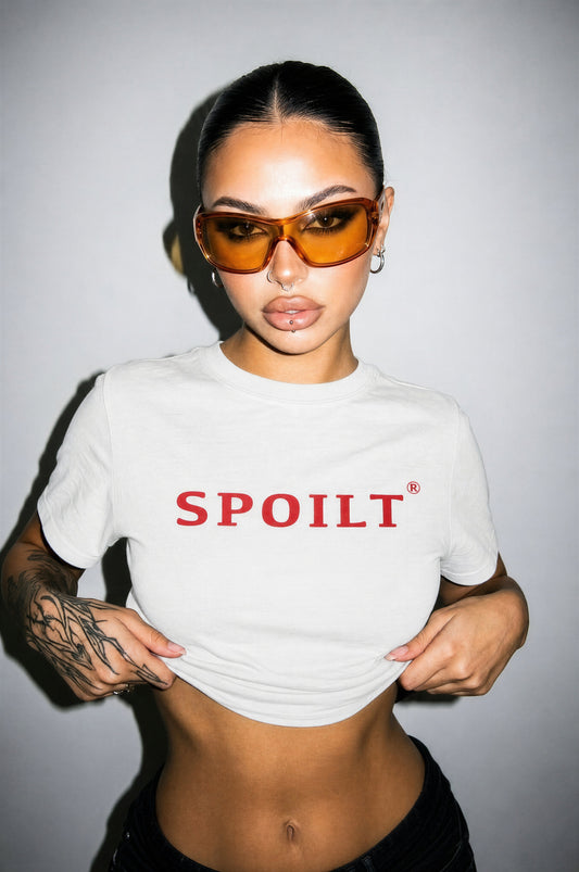 RED SPOILT ®️ CROP TOP