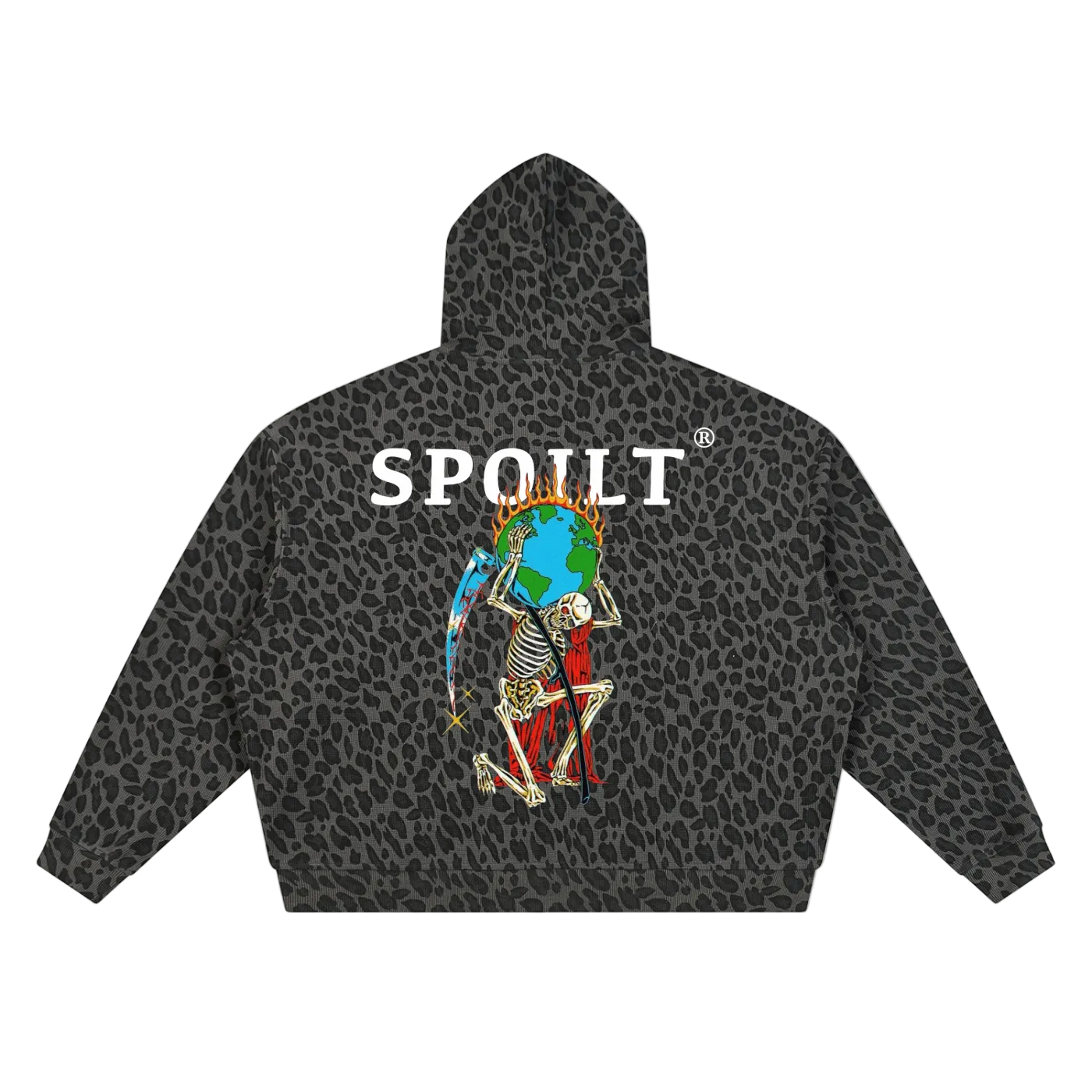 WORLD SLAYER ANIMAL PRINT HOODIE
