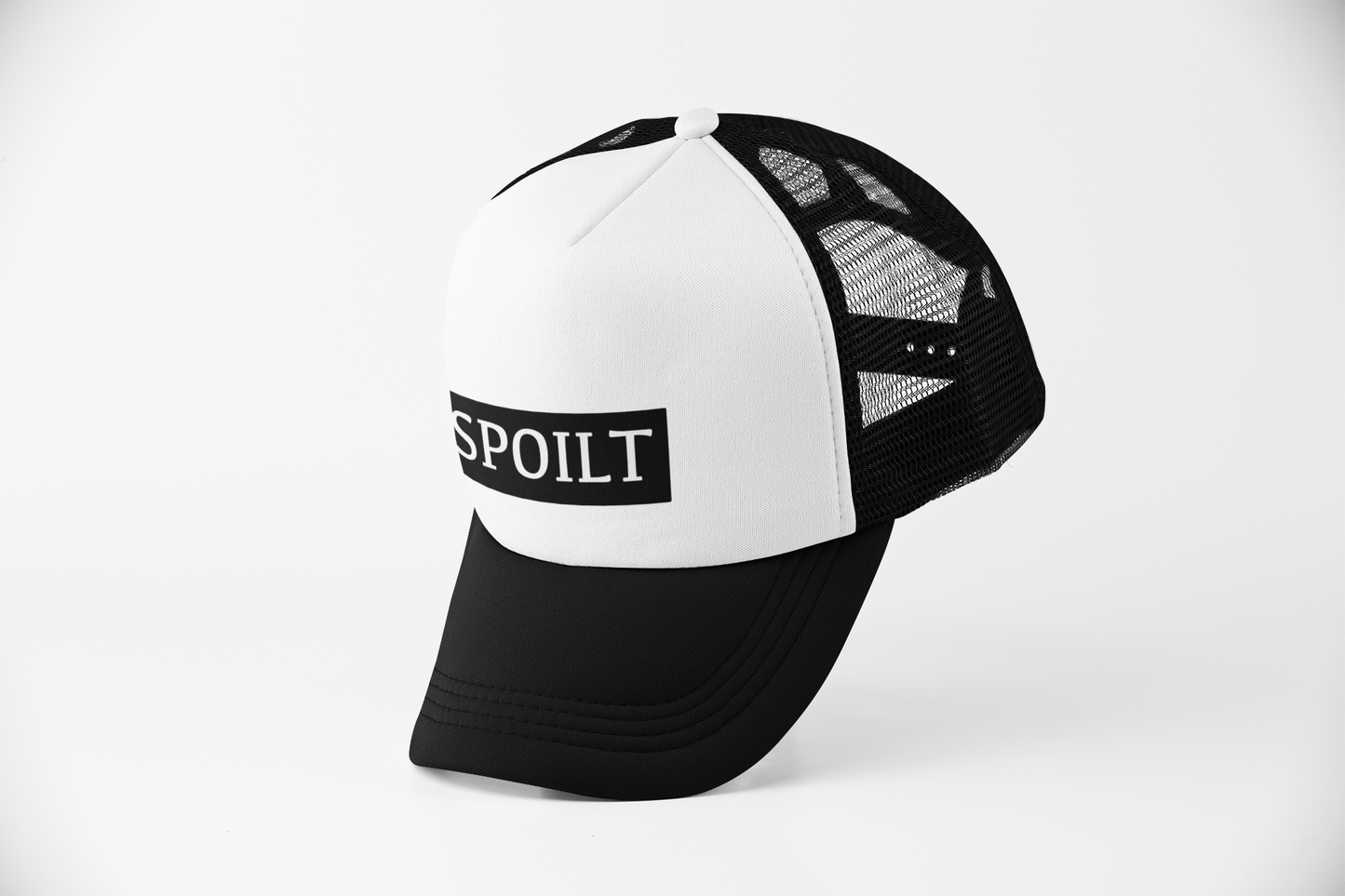Classic Spoilt monchrome design Trucker Hat