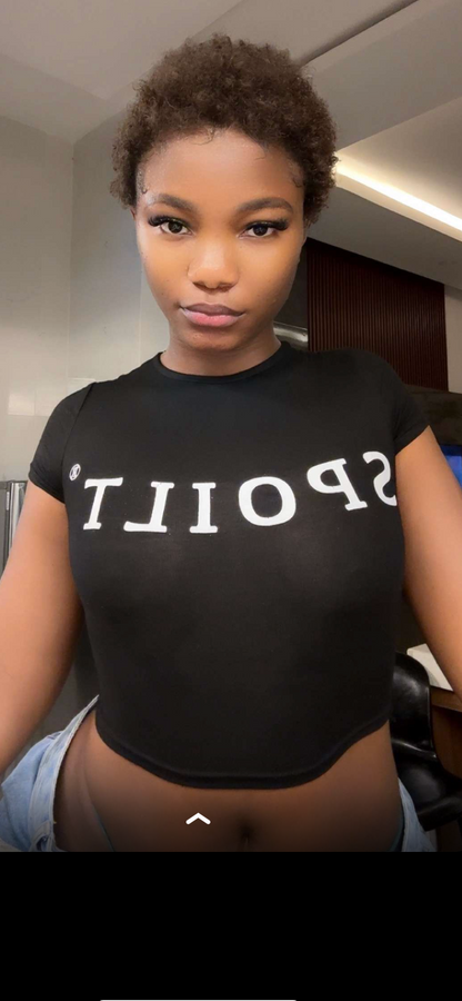 WHITE SPOILT ®️ CROP TOP